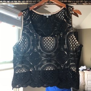 Crochet festival tank